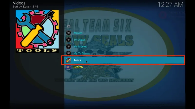 TV Shows SealTeam6 Kodi Addon